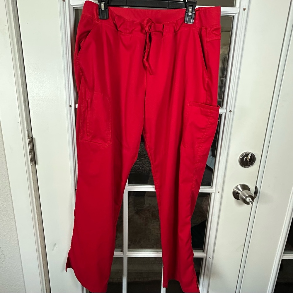 Grey's Anatomy Red Scrub Pants, Size Large/XL‎